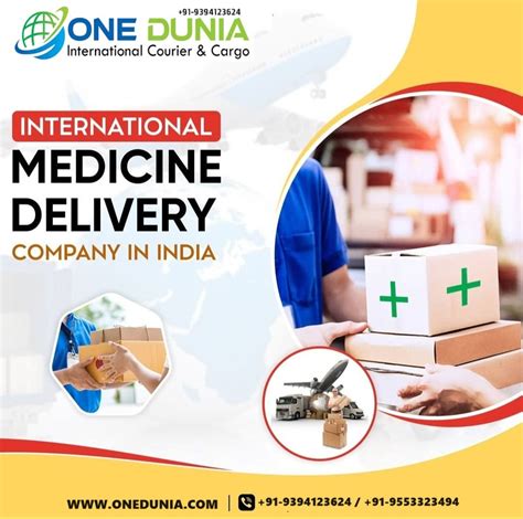 international medicine courier services.